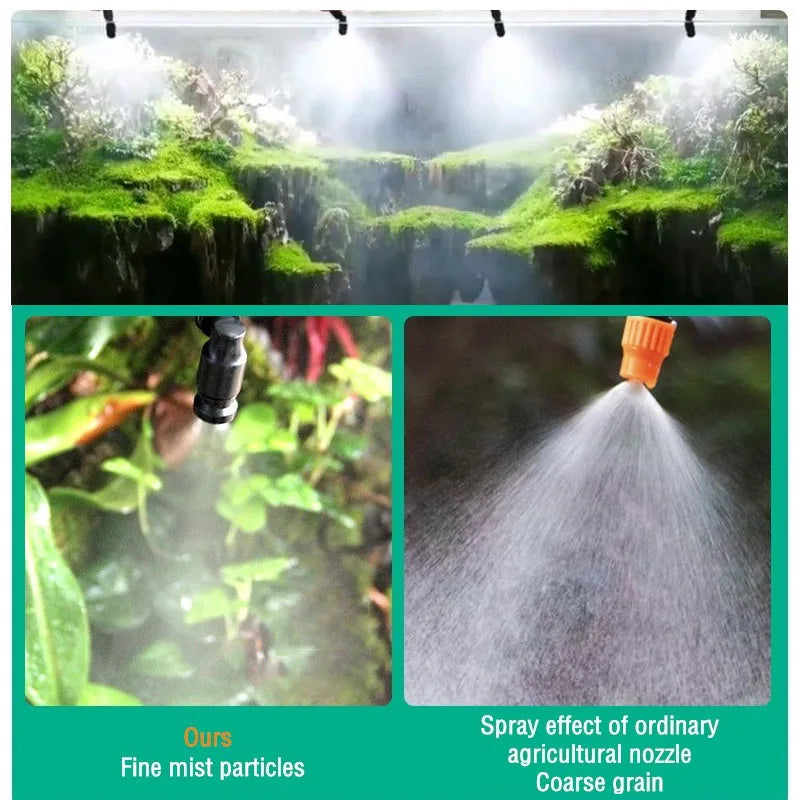 Intelligent Rainforest Spray System Terrariums Humidifier Kit Sprinkler Control