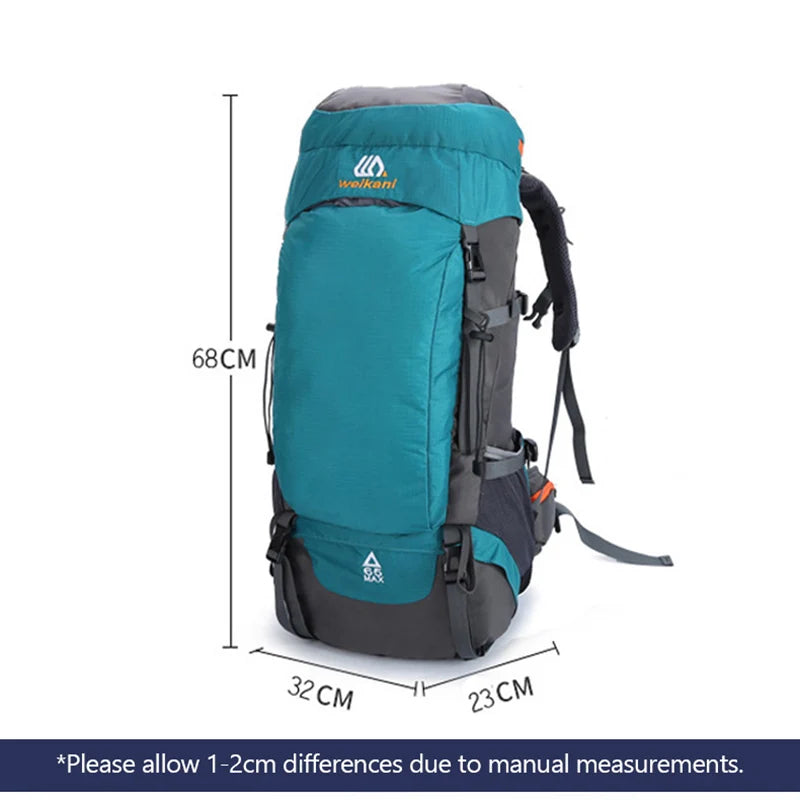 65L Camping Backpack Large Capacity