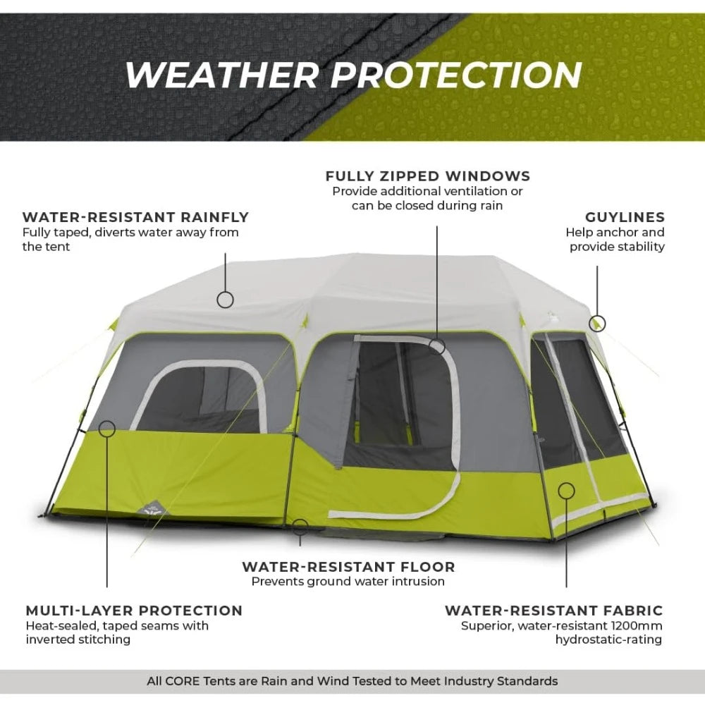 9 Person Instant Cabin Tent