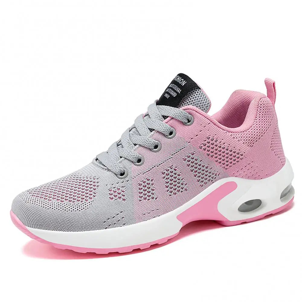 Soft Breathable Women's Lace Up Sneakers