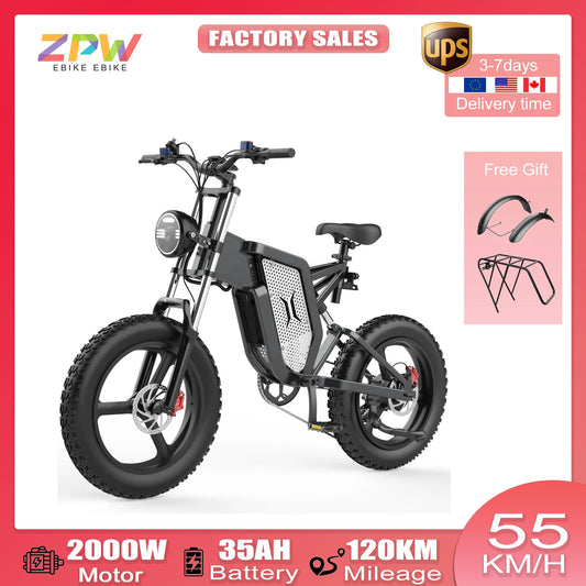 20 Inch 2000W 35AH Electric Bike