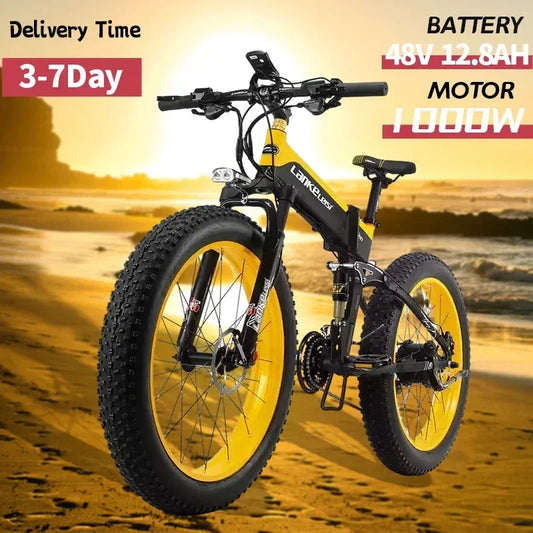 26 Inch 4.0 Fat Tire Off-Road Electric Bike 1000W