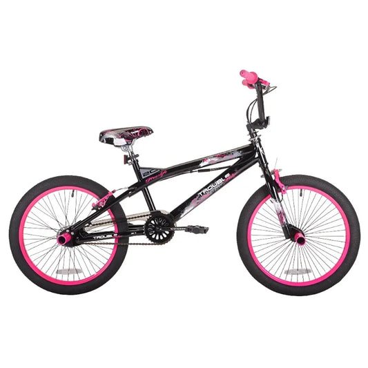 20" Girls BMX Bike, Trouble, Aqua/Black/Pink Carbon Road Bike  Bicicleta De Ruta  велосипед29 Completa Frete Grátis