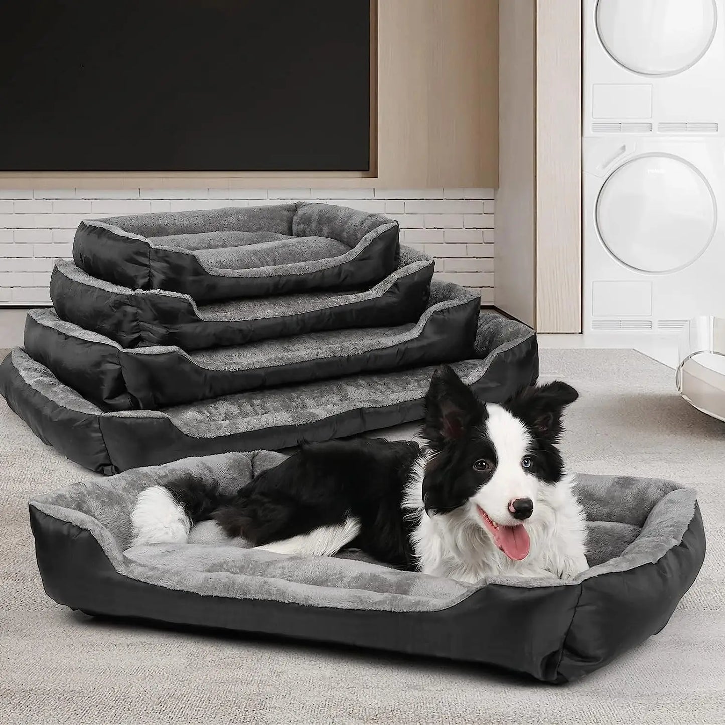 Rectangle Washable Dog Bed