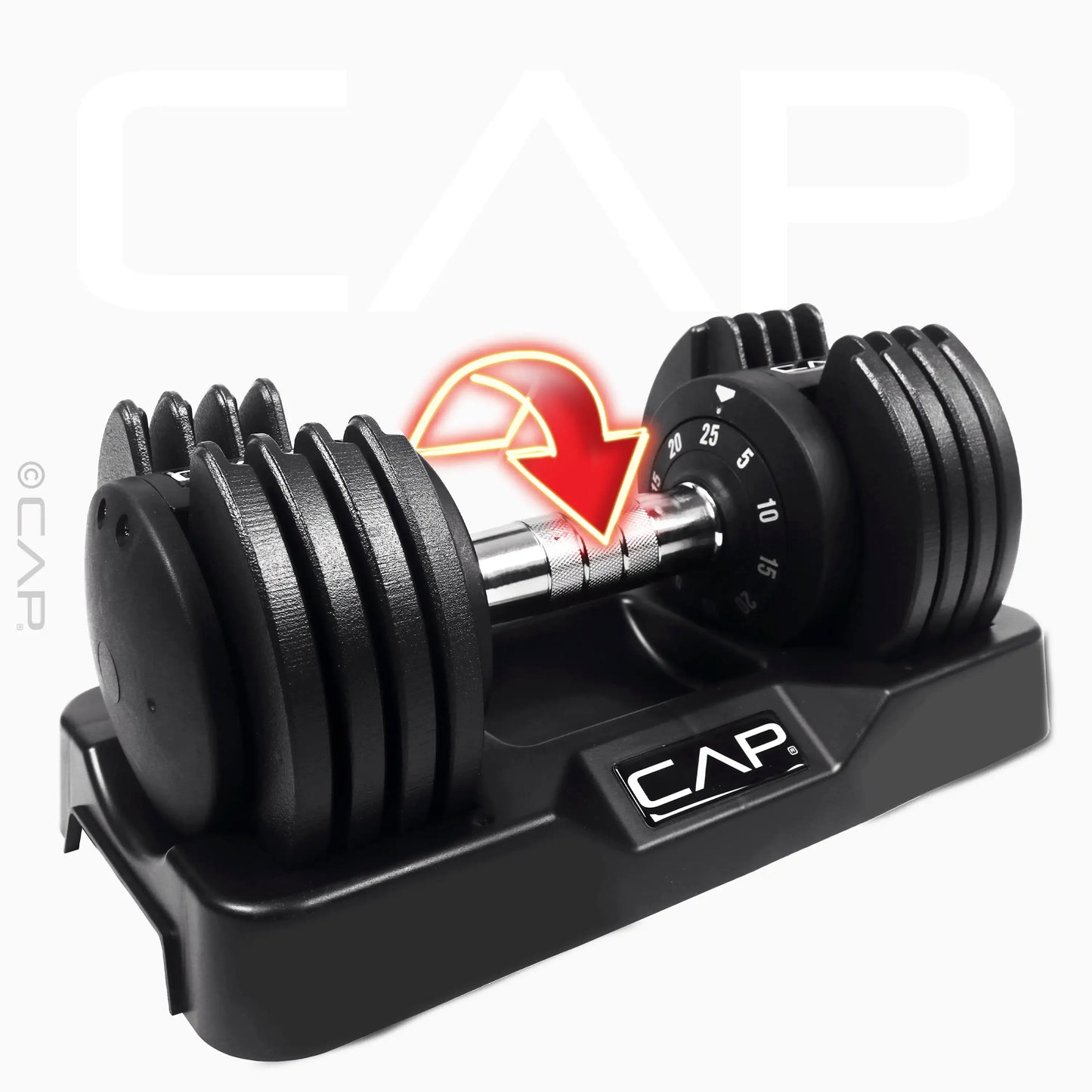 Adjustable Weight Dumbbell Up To 25 Pounds