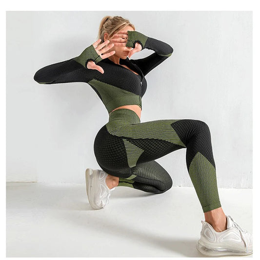 Long Sleeve Yoga sports set