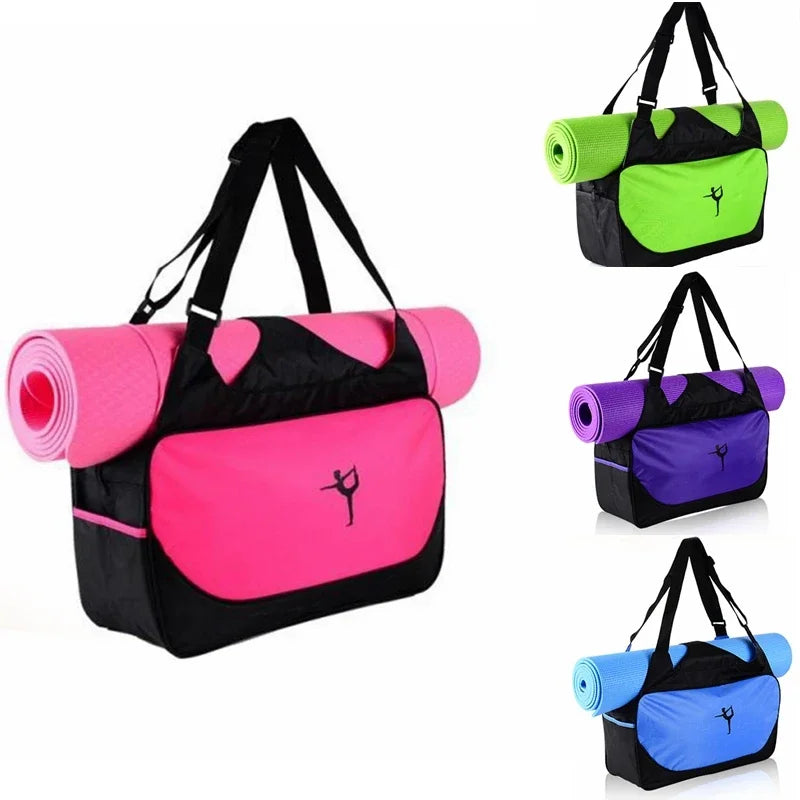 Multifunctional Yoga Mat Duffle Bag (Yoga mat not included)