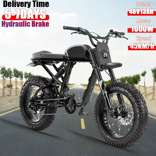 Mountain e-dirt ebike off road electric motorcycle 20 wheel